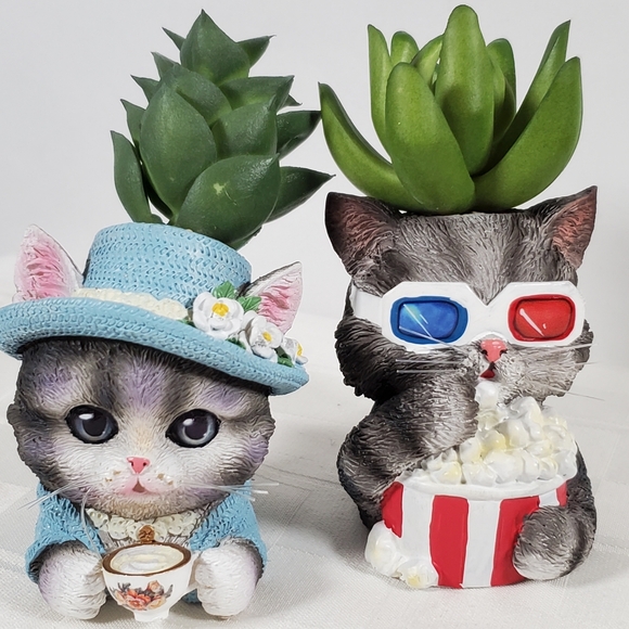 The Bradford Exchange Other - The Bradford Ecxhange Purr-Fect Planter Kitty's